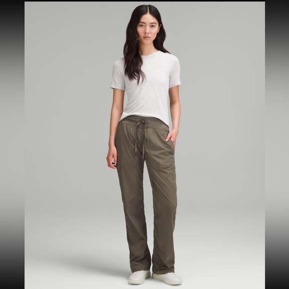 Lululemon Dance Studio Pants in Army Green - Picture 2 of 6